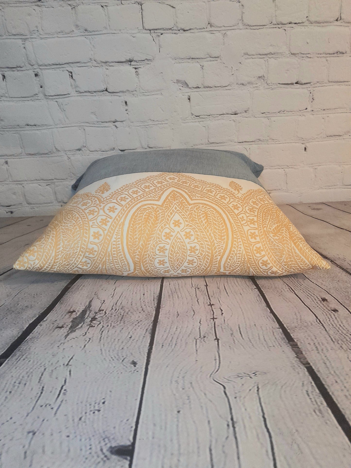 luxury denim cushion cover throw pillow