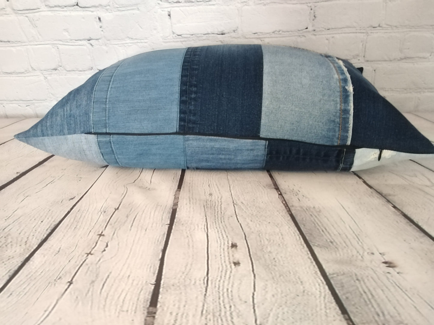 blue denim pillow shams for sale